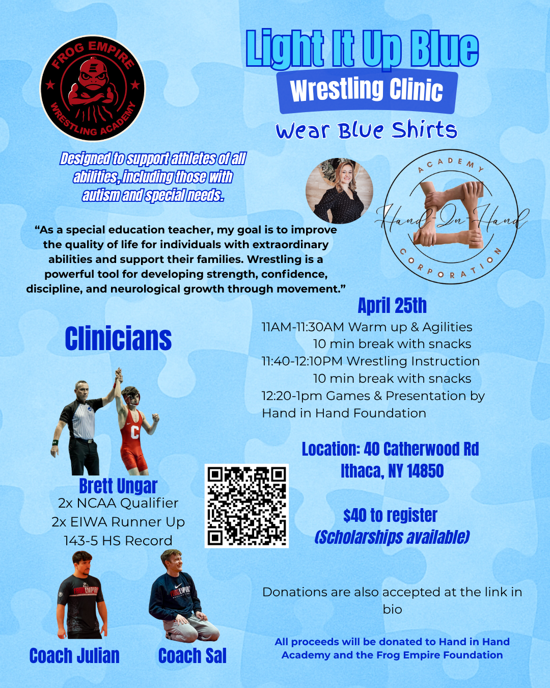 Light It Up Blue Clinic